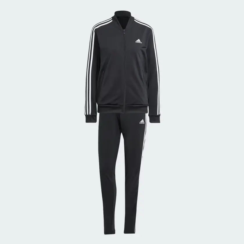 Adidas Tuta Essentials 3 stripes Black