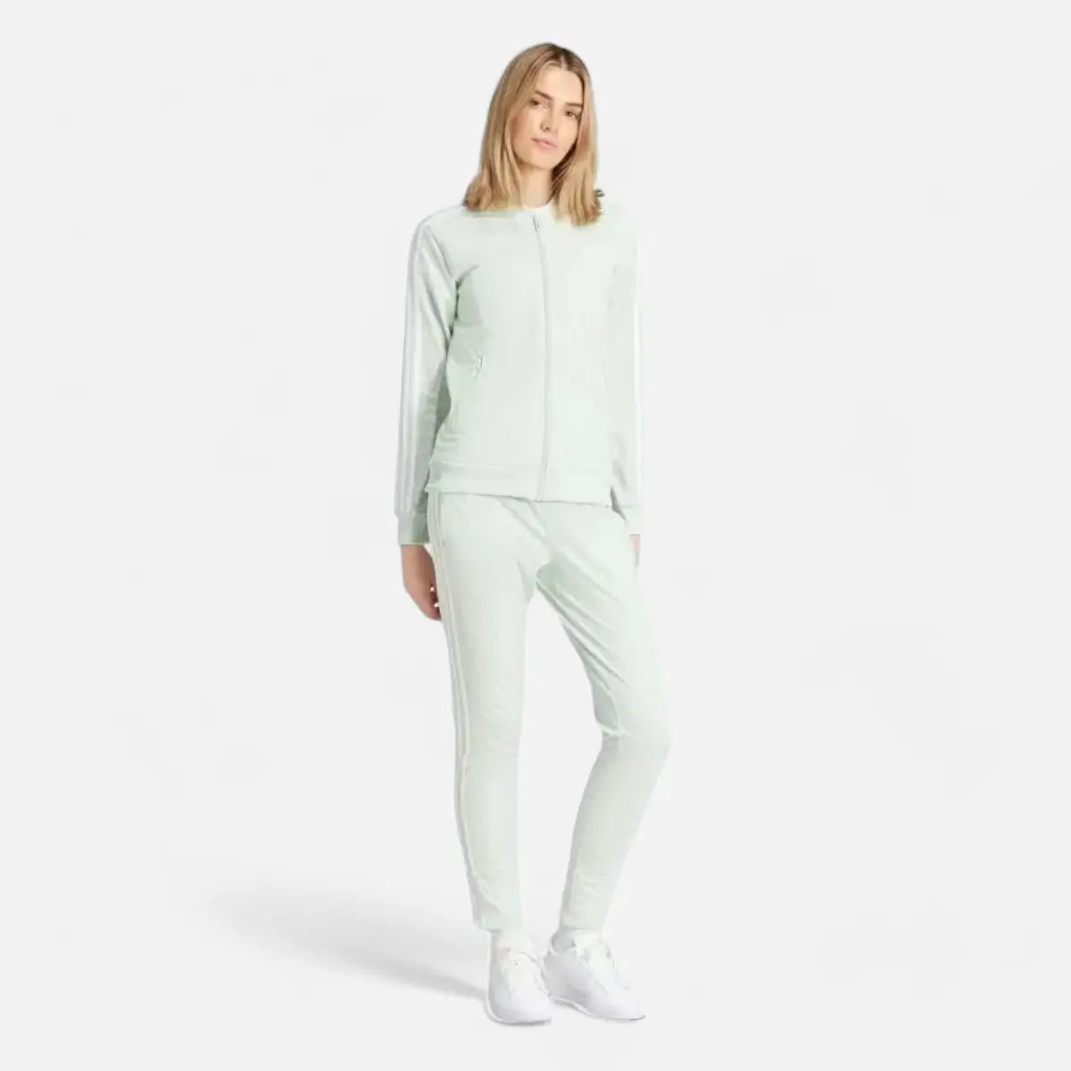 Adidas Tuta Essentials 3 stripes Menta