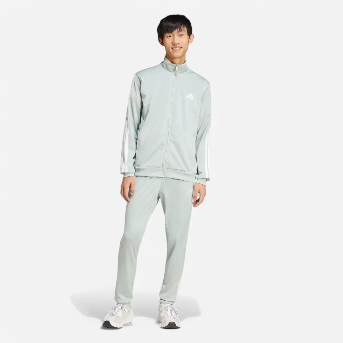 Adidas Tuta Sportswear Basic 3-Stripes Tricot wonder silver