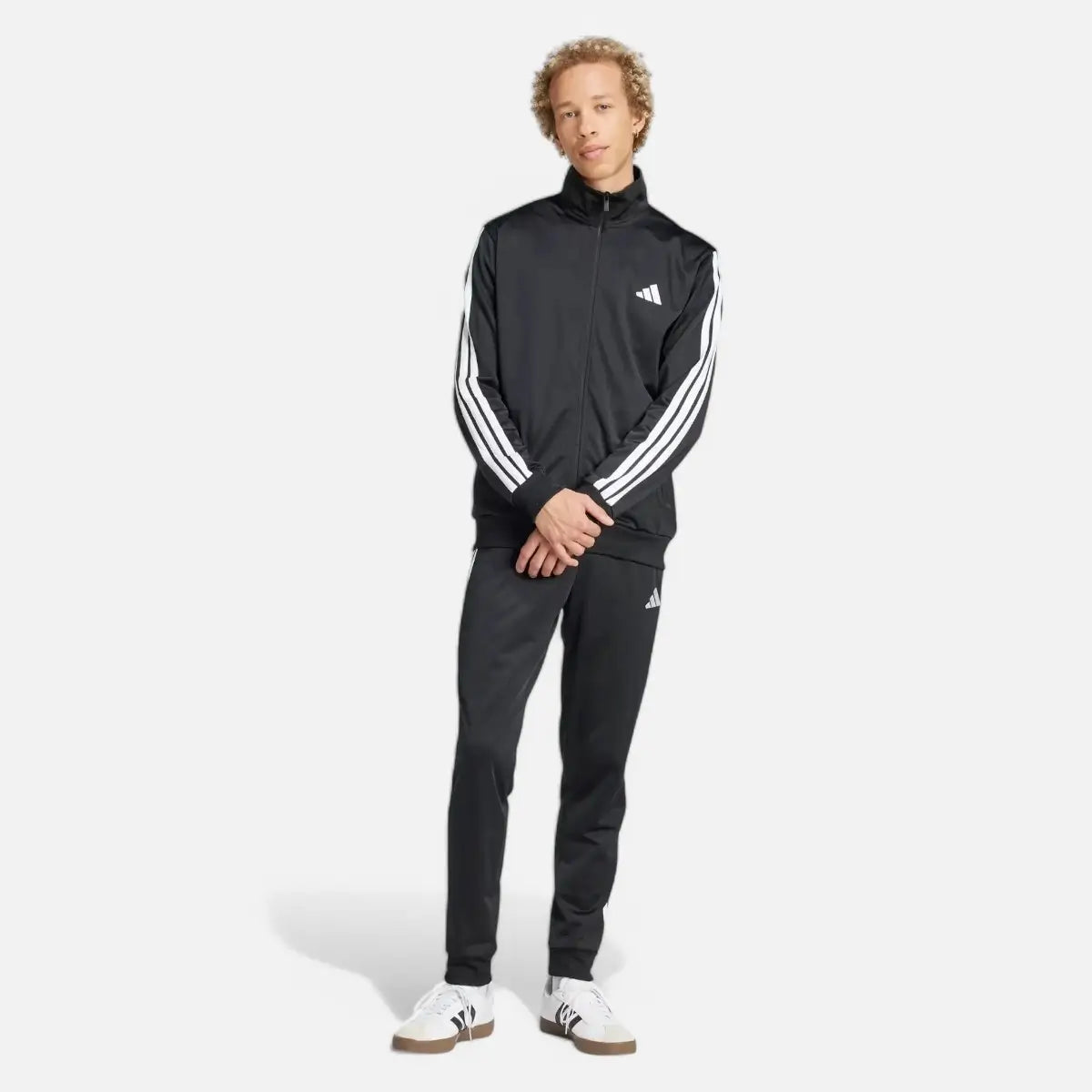 Adidas Tuta Sportswear Basic 3-Stripes Tricot black/white