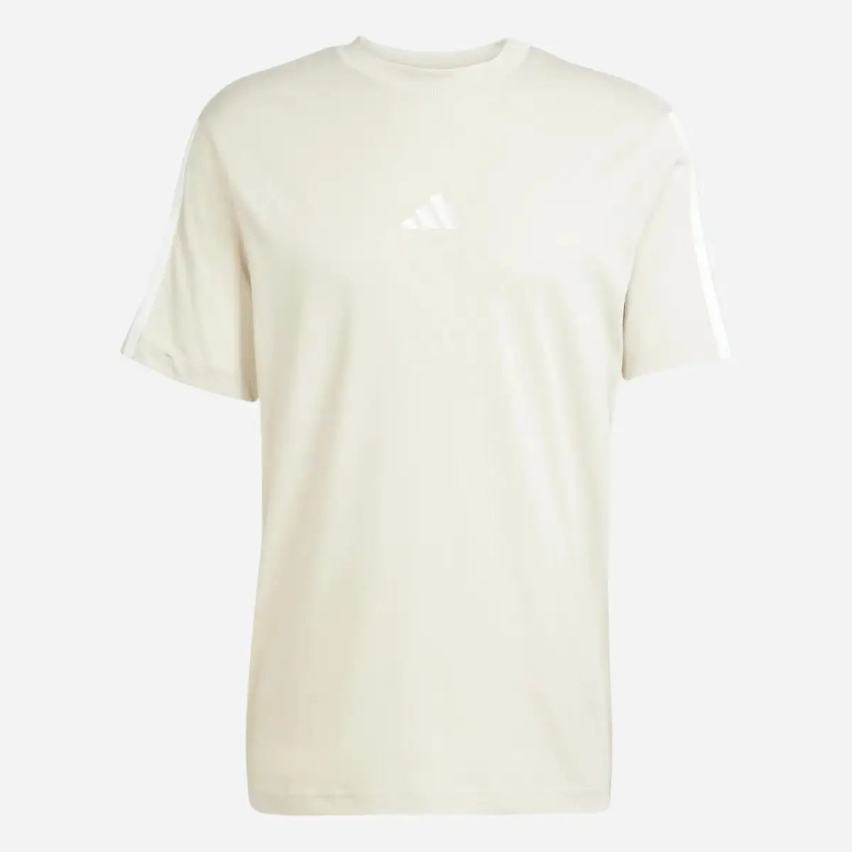 Adidas T-shirt Essentials 3-Stripes Single Jersey Off White