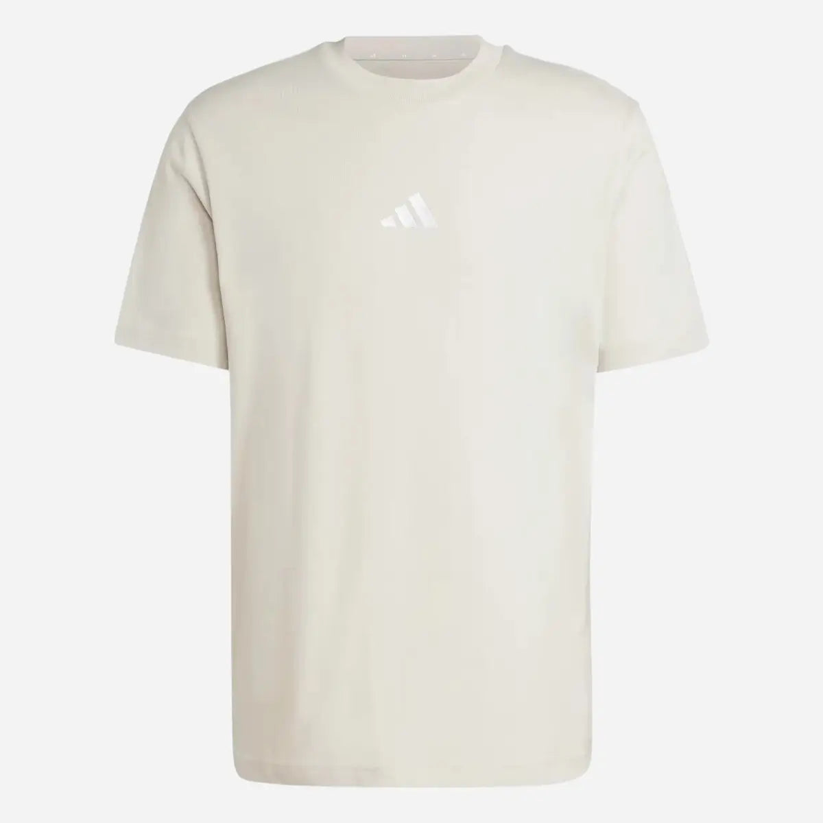 Adidas T-shirt Essentials Small Logo Single Jersey Tee Beige