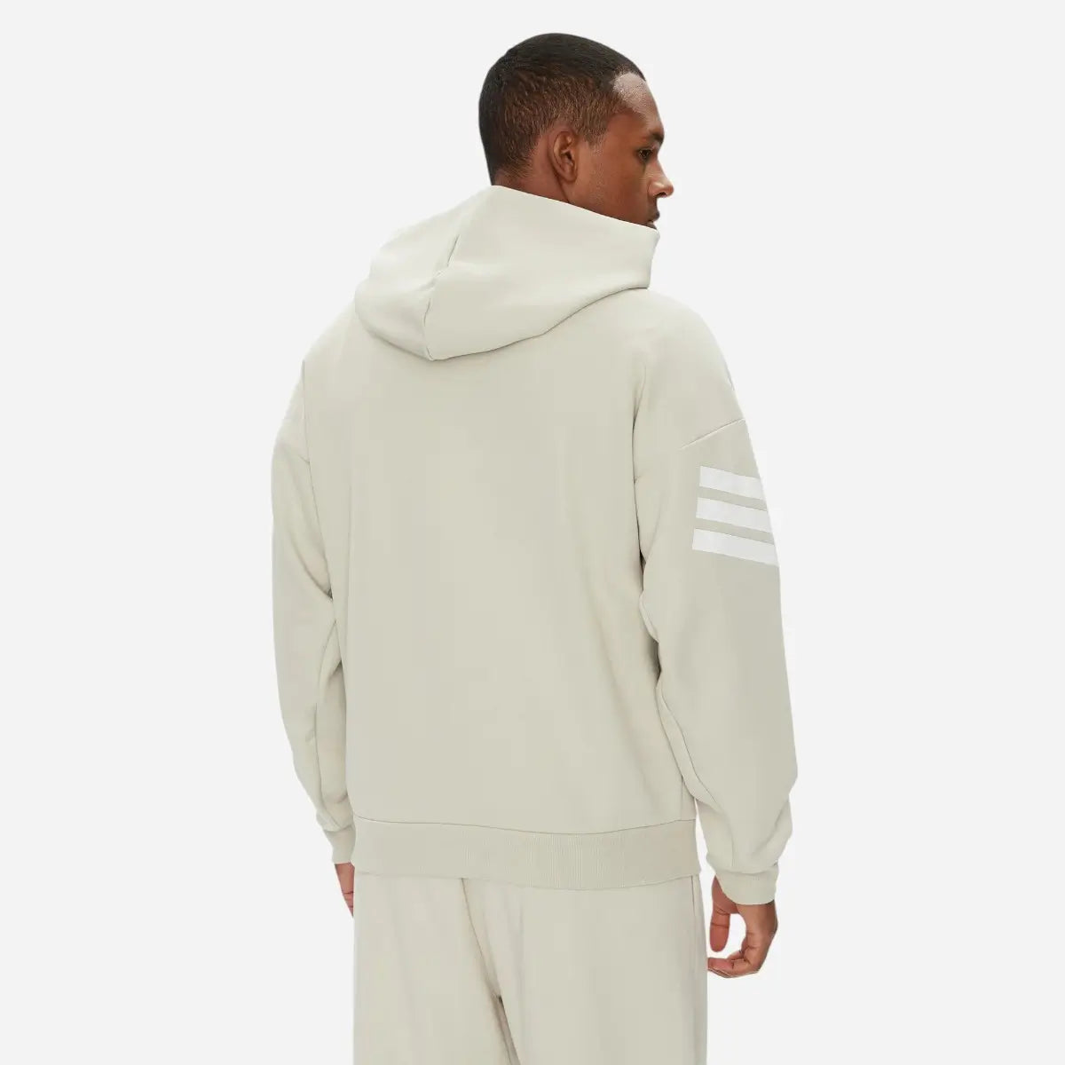 Adidas Felpa Hoodie Future Icons 3-Stripes Beige