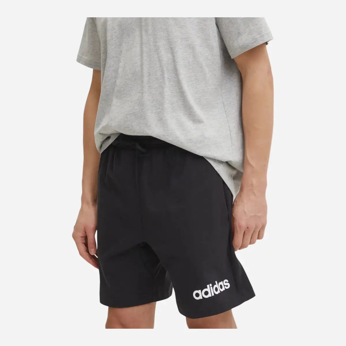 Adidas Short Essentials Linear Single Jersey Black