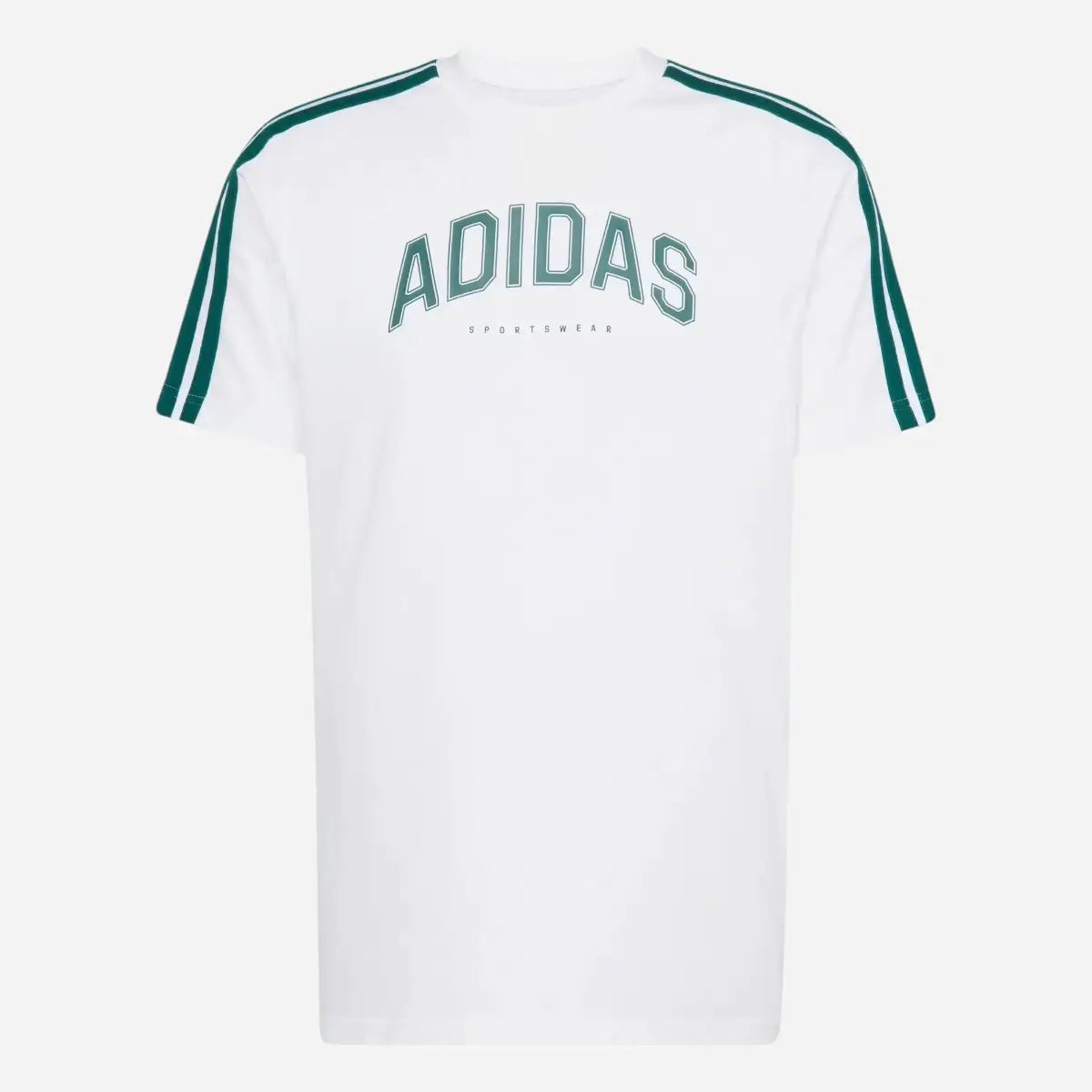 Adidas T-shirt Codes Collegiate Linear Graphic white / green