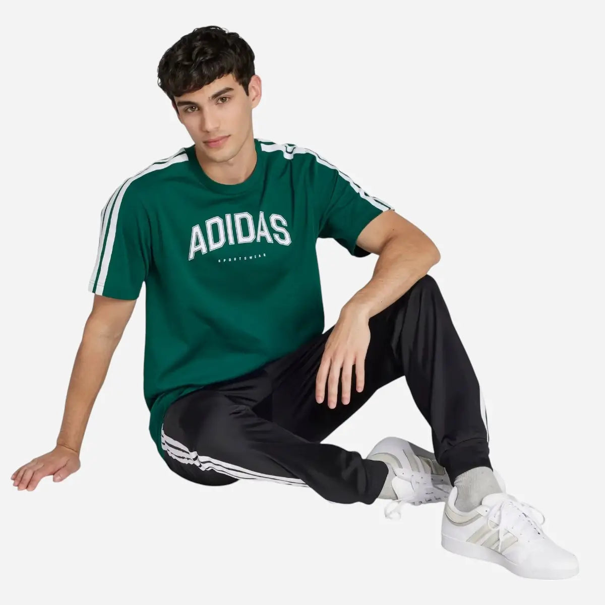 Adidas T-shirt Codes Collegiate Linear Graphic green