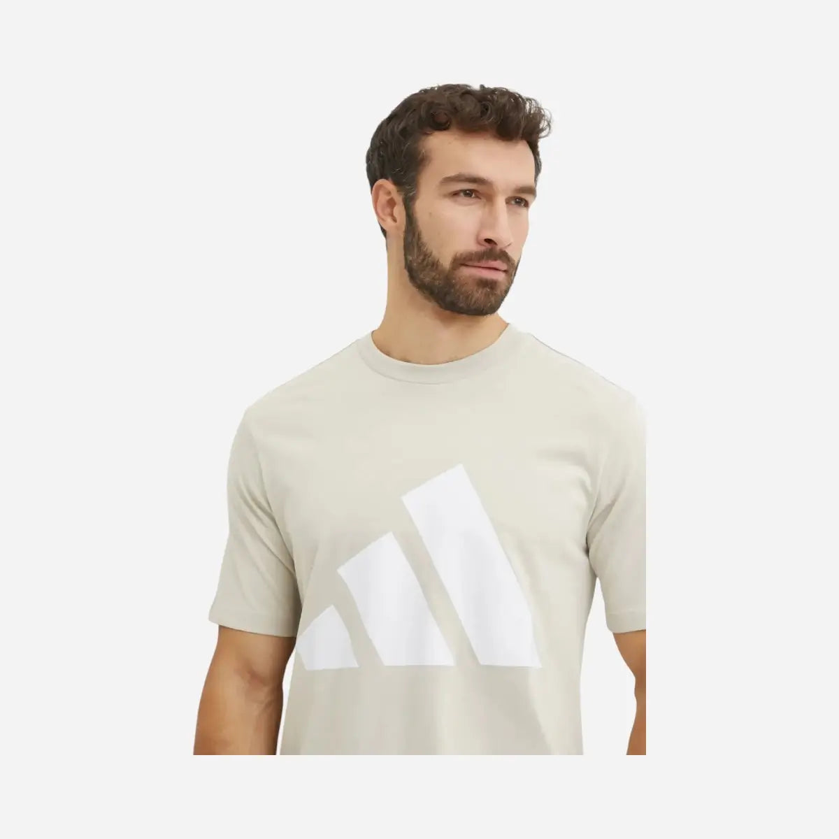 Adidas T-shirt Essentials Big Logo Biege