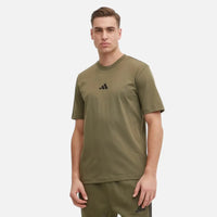 Adidas T-shirt Essentials Small Logo Single Jersey Tee olive