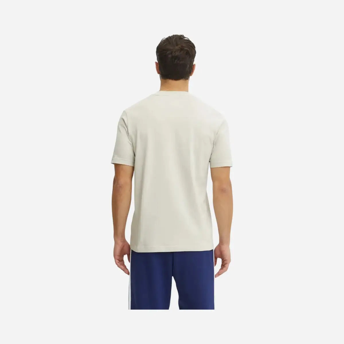 Adidas T-shirt Essentials Linear Single Jersey Beige