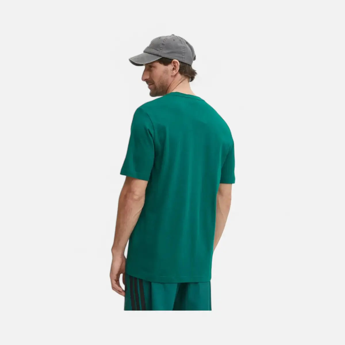 Adidas T-shirt Essentials Linear Single Jersey Green