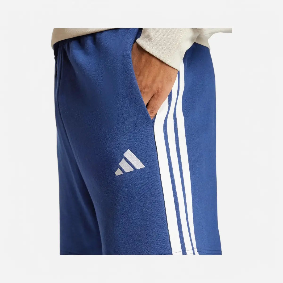 Adidas Short Essentials 3-Stripes French Terry Dark Blue