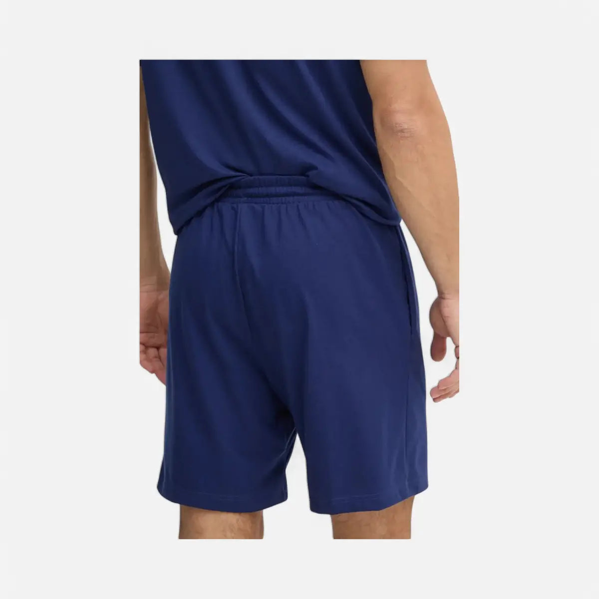Adidas Short Essentials Linear Single Jersey Blue Navy