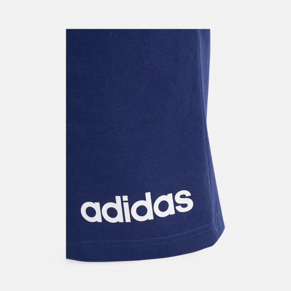 Adidas Short Essentials Linear Single Jersey Blue Navy