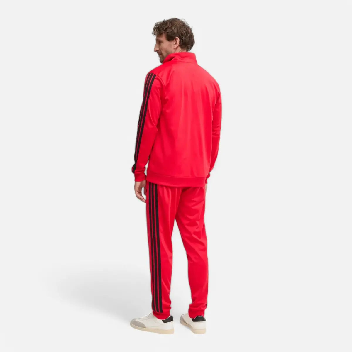 Adidas Tuta Sportswear Basic 3-Stripes Tricot Red