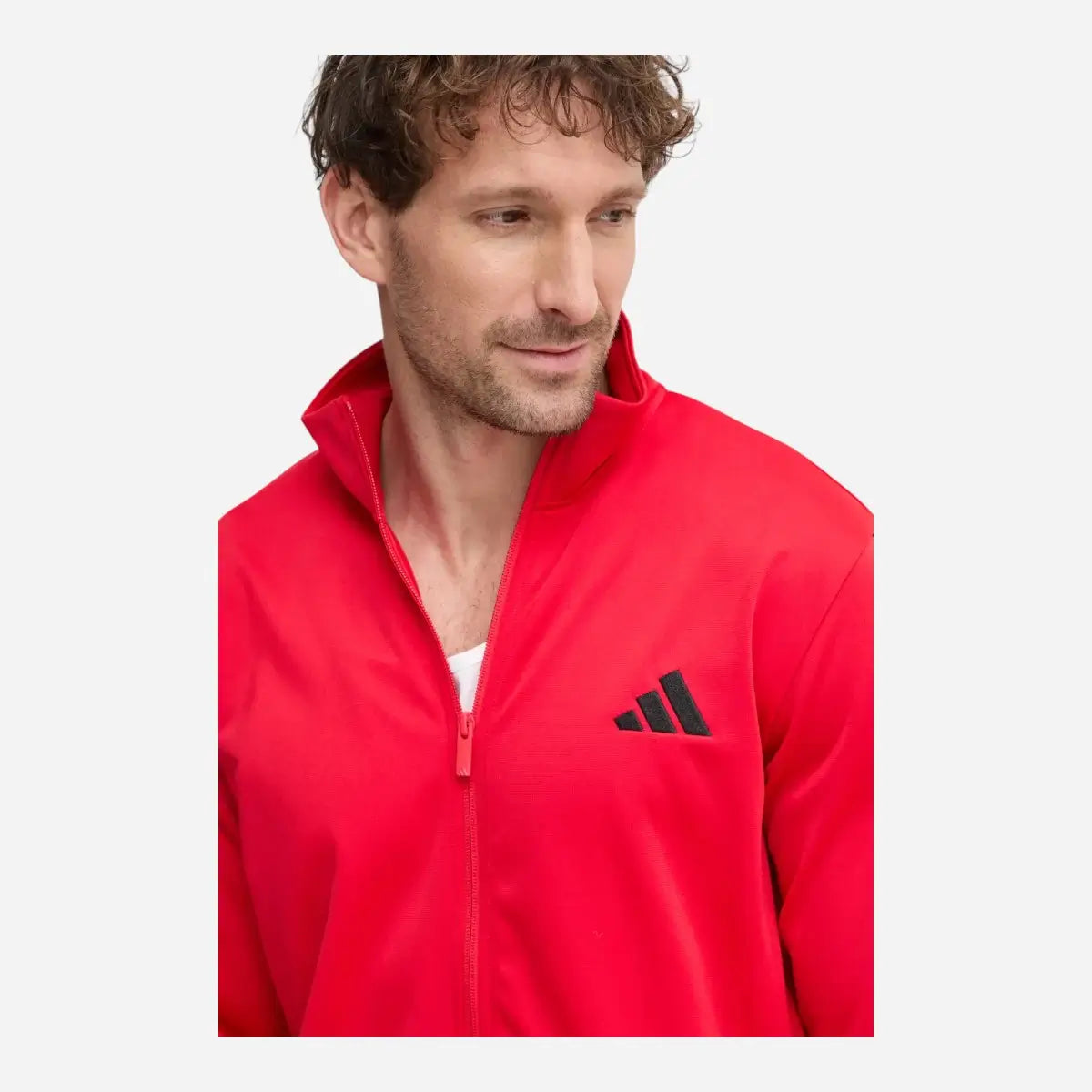 Adidas Tuta Sportswear Basic 3-Stripes Tricot Red