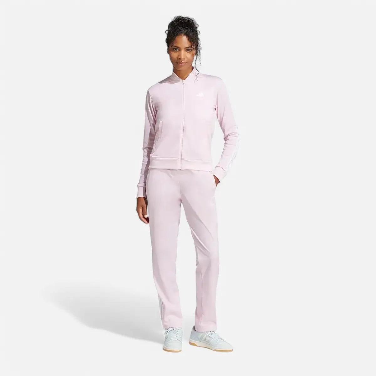Adidas Tuta Track suit Essentials 3-Stripes pink