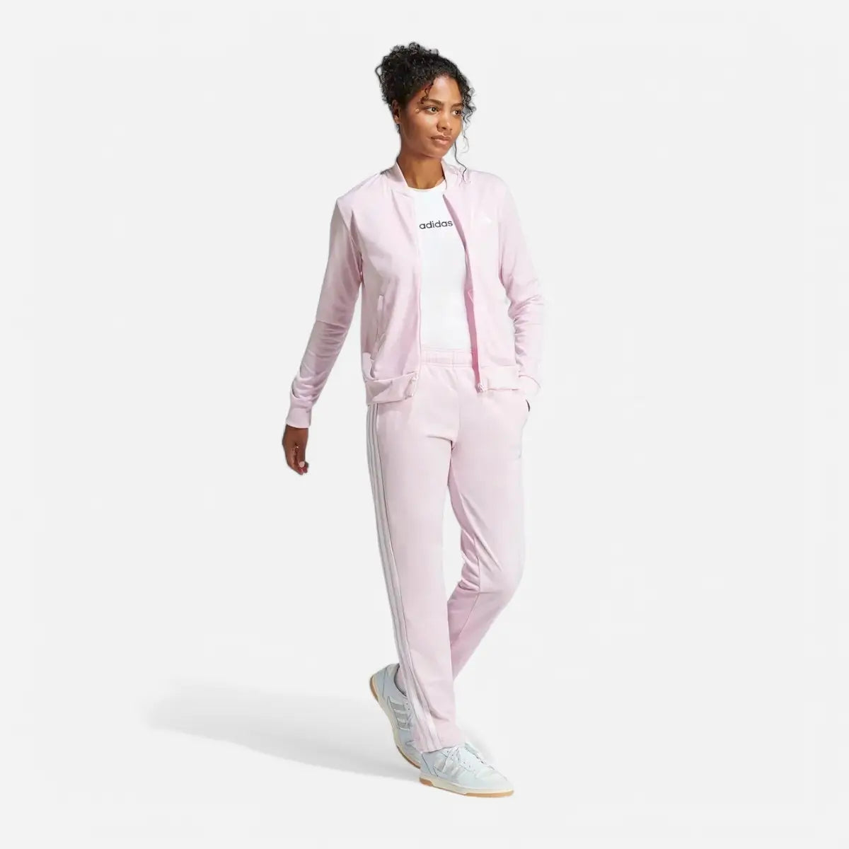 Adidas Tuta Track suit Essentials 3-Stripes pink