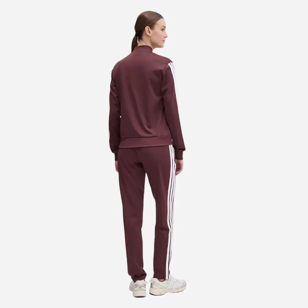 Adidas Tuta Track suit Essentials 3-Stripes Bordeaux