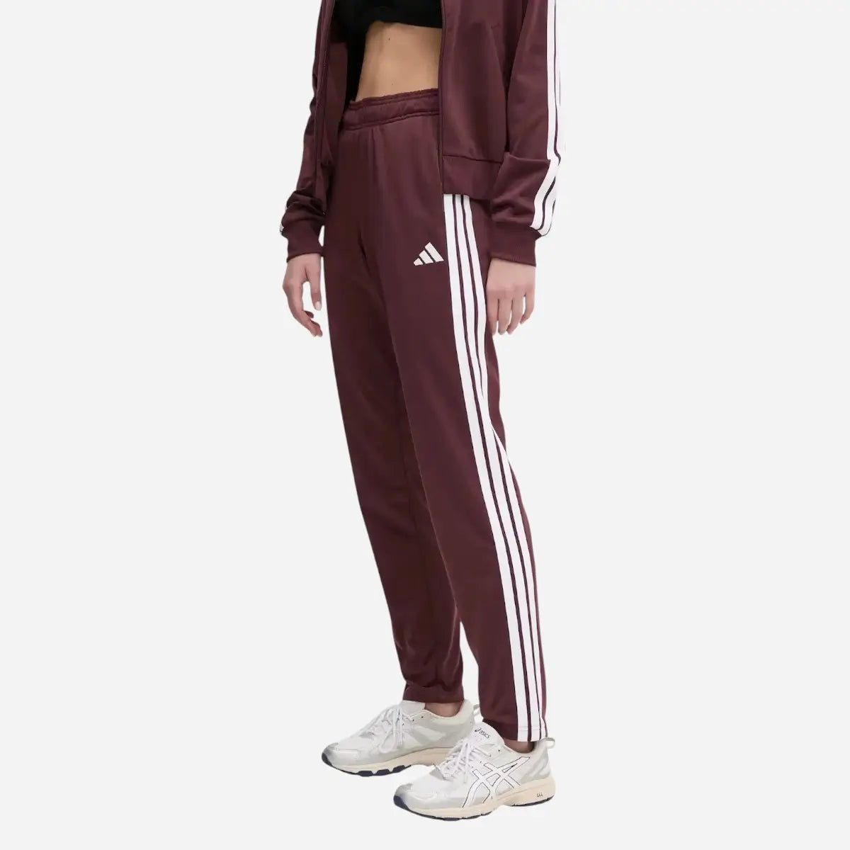 Adidas Tuta Track suit Essentials 3-Stripes Bordeaux
