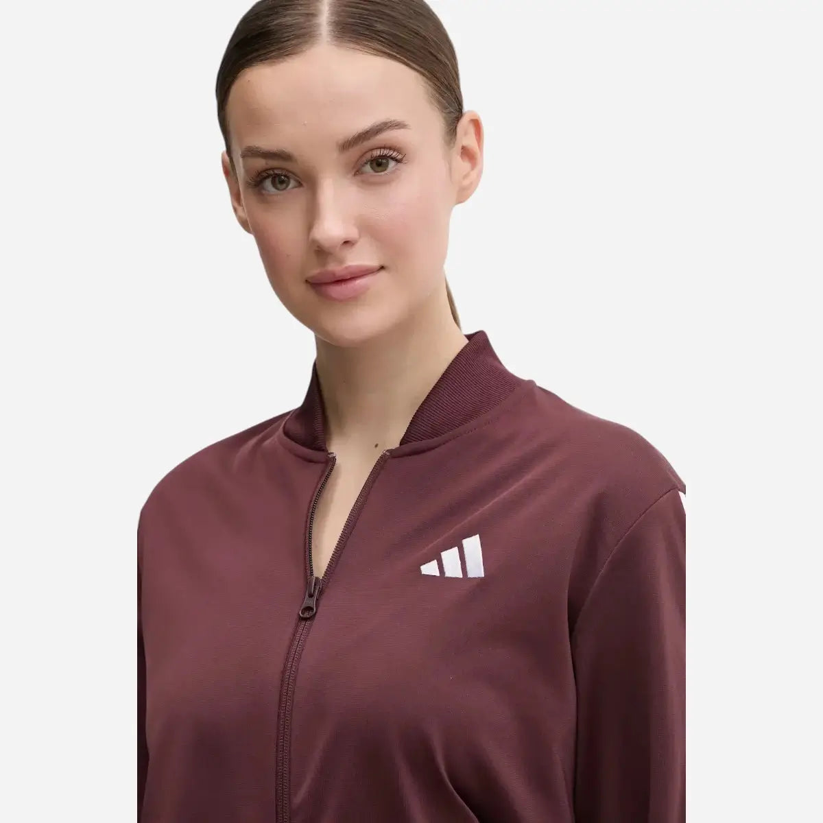 Adidas Tuta Track suit Essentials 3-Stripes Bordeaux