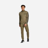 Adidas Tuta Sportswear Basic 3-Stripes Tricot Olive Strata