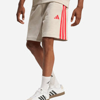 Adidas Short Essentials 3-Stripes French Terry Beige Ruby