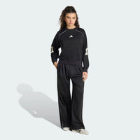 Adidas Tuta Completo Donna Stadium Graphic Fleece Black & White