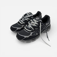 ASICS GEL-NYC Black Graphite CUSTOM Double Laces