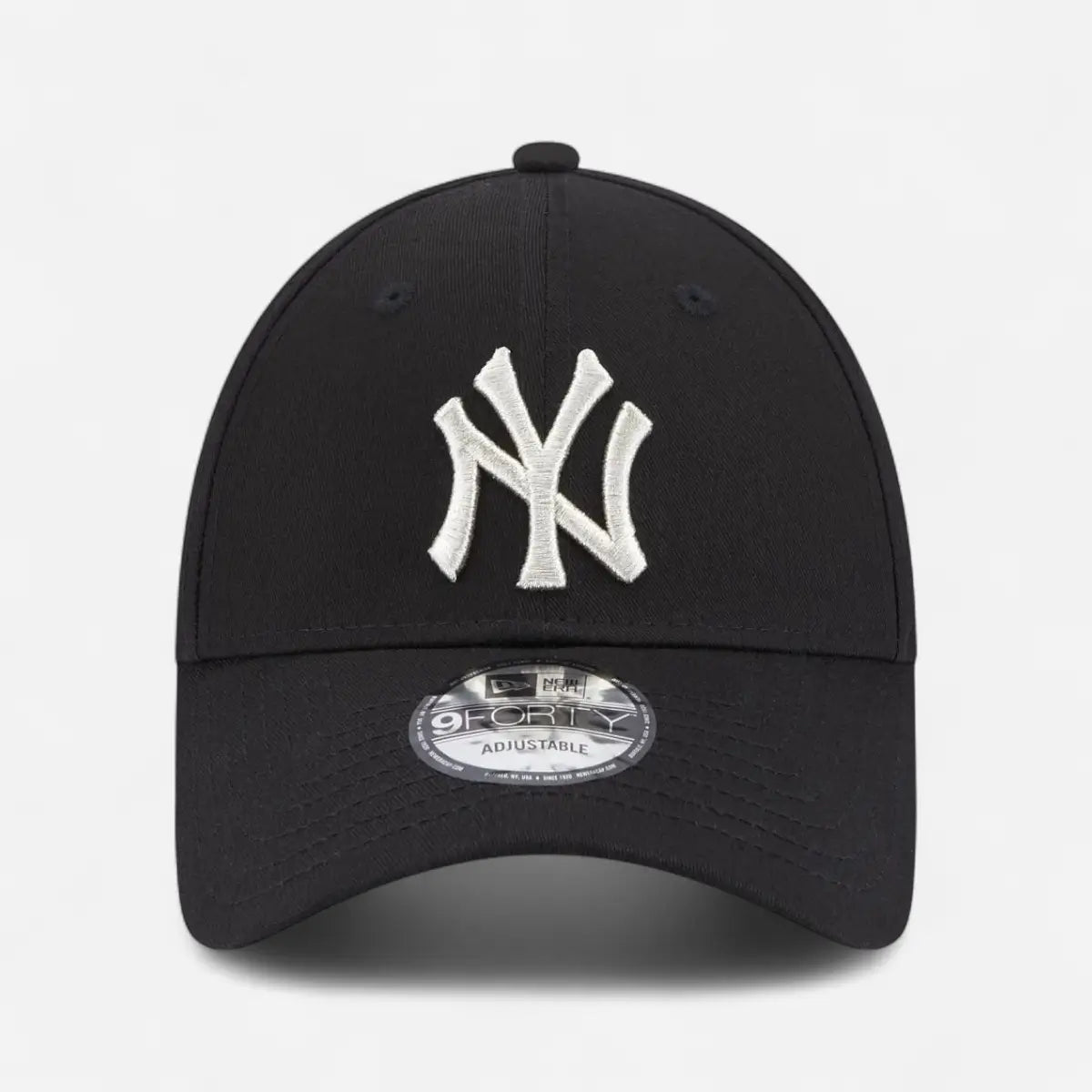 New Era Cappellino Donna 9FORTY Regolabile New York Yankees Metallic Logo Black