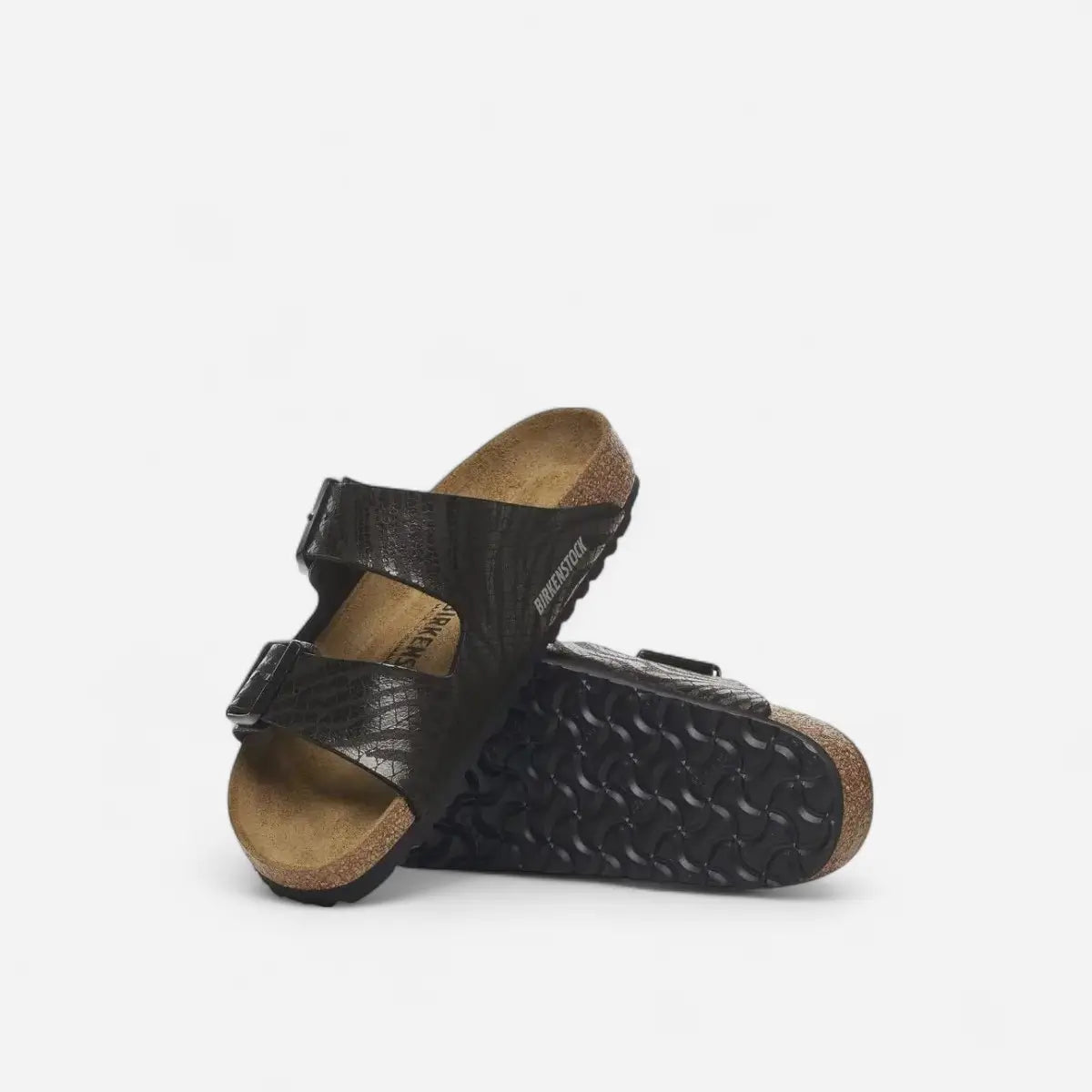 Birkenstock Arizona Animal Print Zebra Black