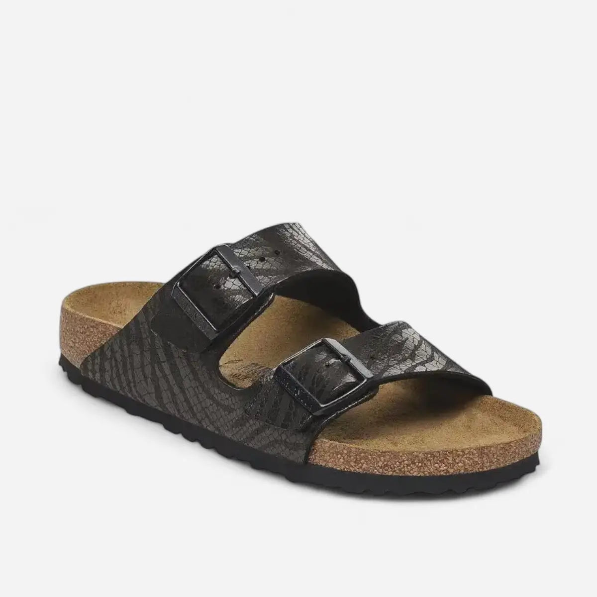 Birkenstock Arizona Animal Print Zebra Black