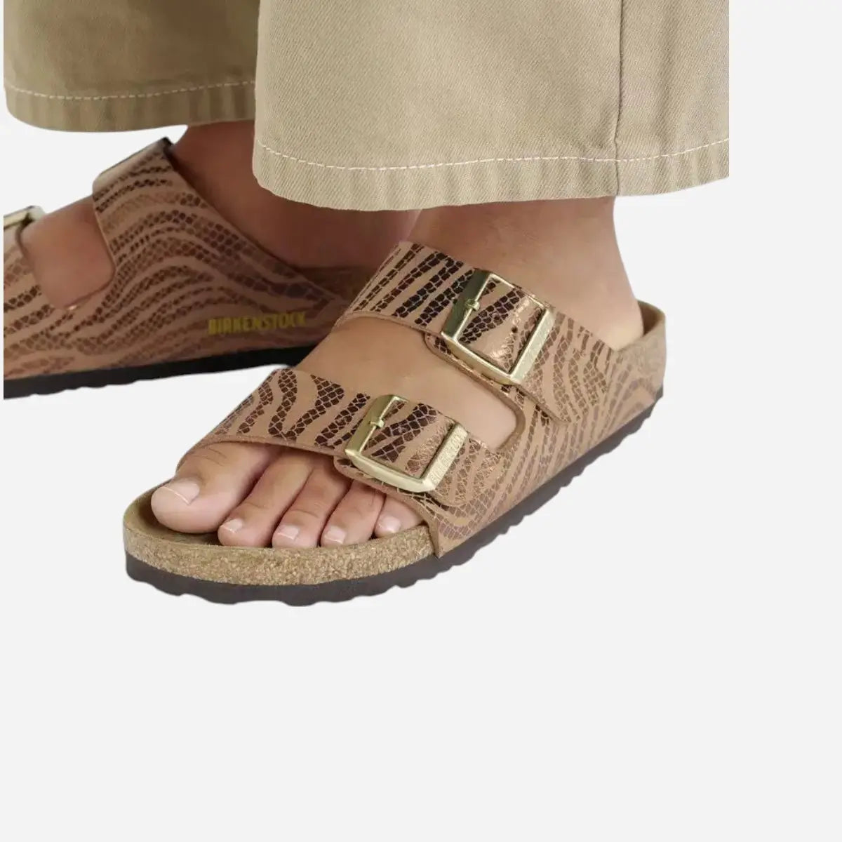 Birkenstock Arizona Animal Print Zebra Pecan
