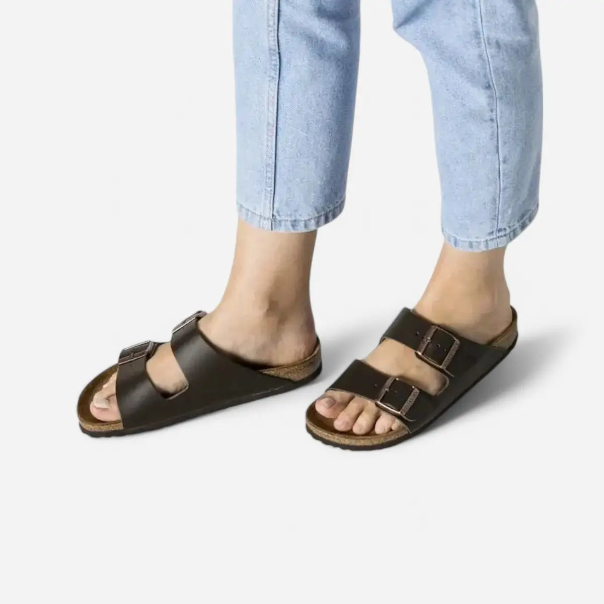 Birkenstock Arizona Pelle naturale - Dark Brown