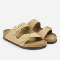 Birkenstock Arizona plantare morbido Pelle Nubuck - Sandcastle