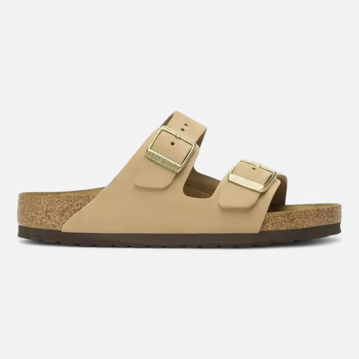Birkenstock Arizona plantare morbido Pelle Nubuck - Sandcastle
