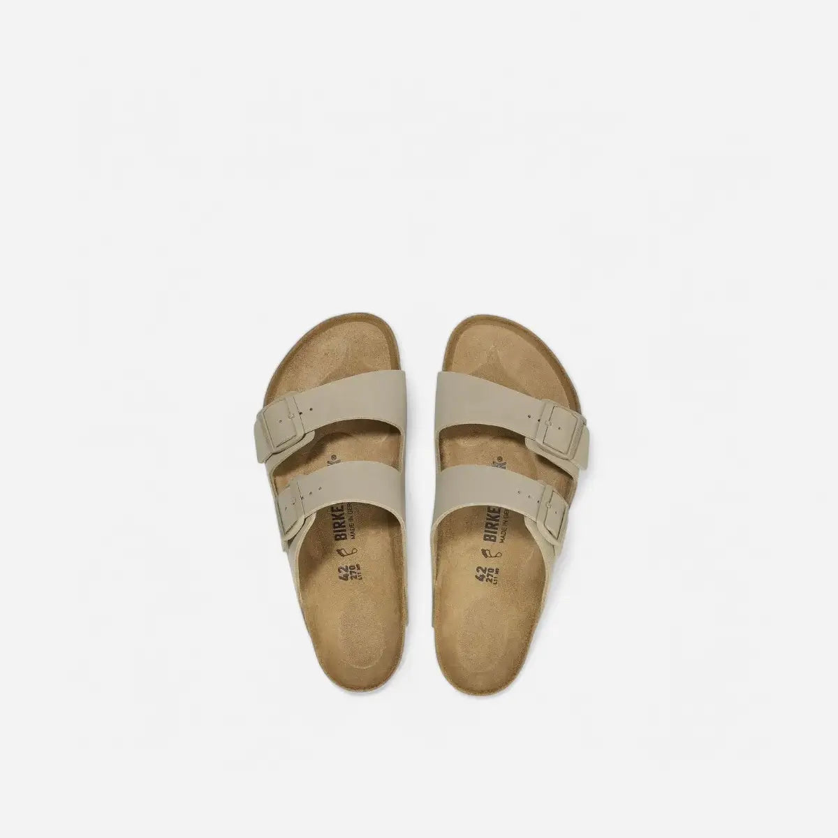 Birkenstock Arizona Birko-Flor - Faded Khaki