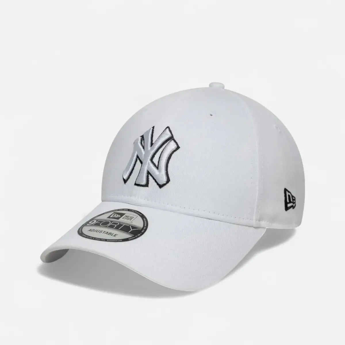 New Era Cappellino 9FORTY Regolabile New York Yankees Pop Outline White