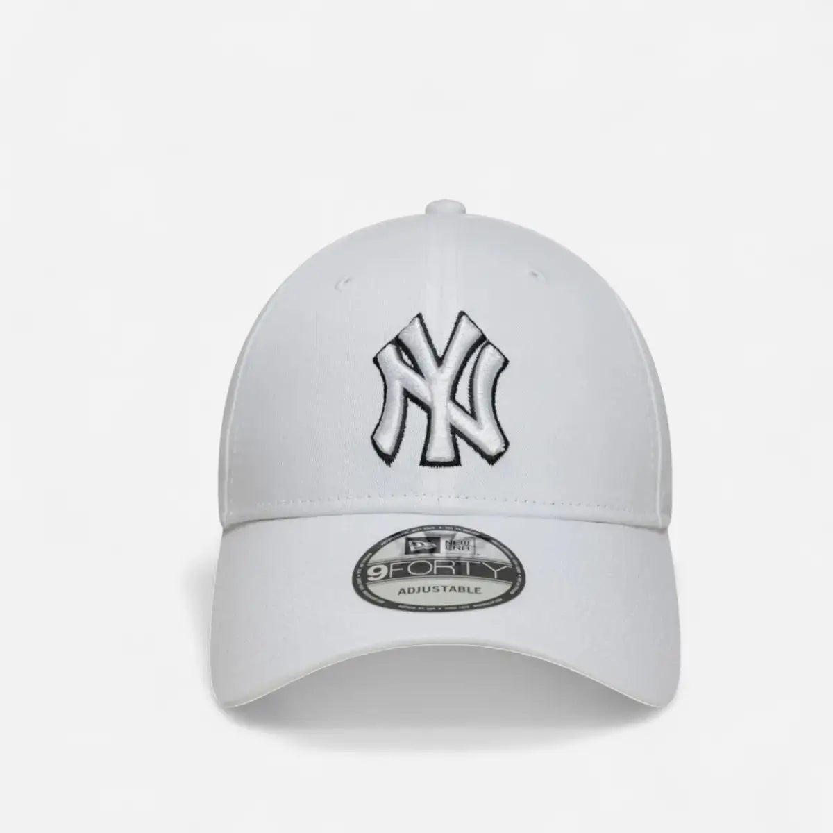 New Era Cappellino 9FORTY Regolabile New York Yankees Pop Outline White