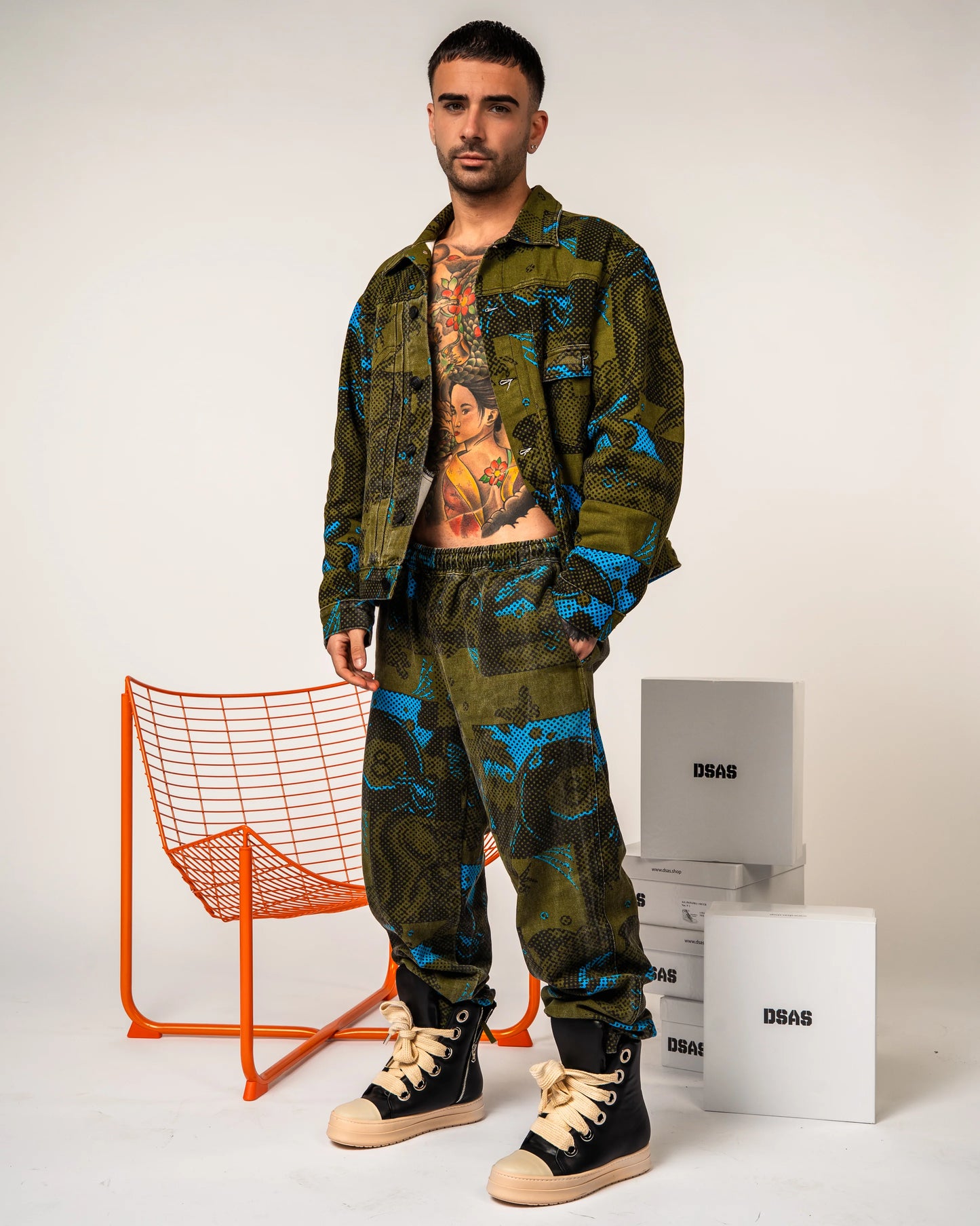 DSAS sneakers PANAMA PUFFER PELLE