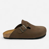 EASYWALK sandalo Sabot Boston nabuk caffè