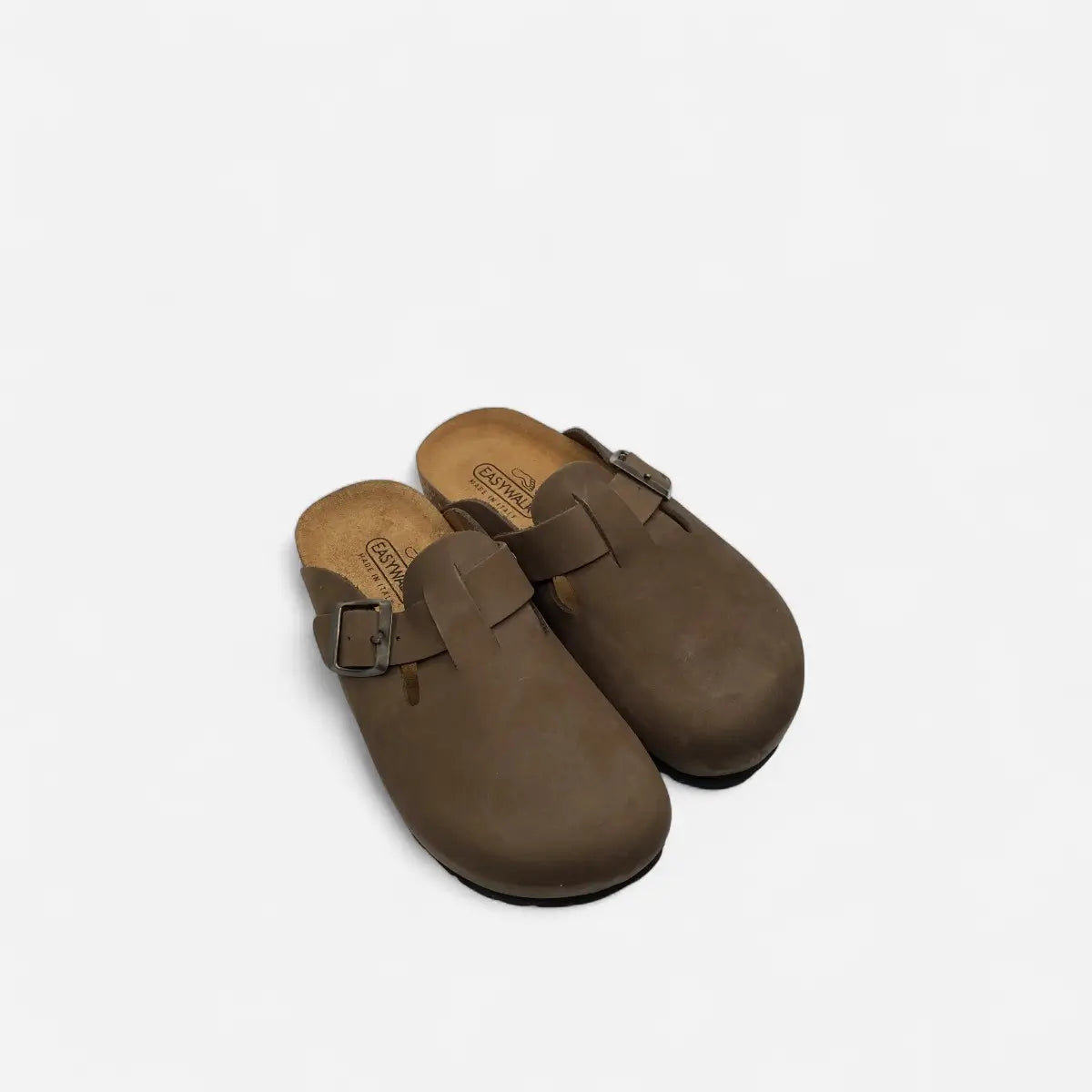 EASYWALK sandalo Sabot Boston nabuk caffè