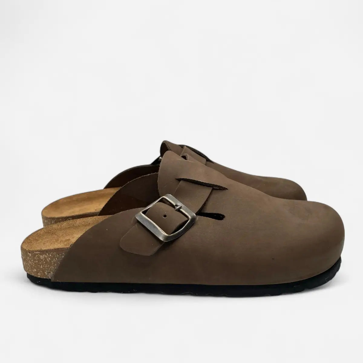 EASYWALK sandalo Sabot Boston nabuk caffè