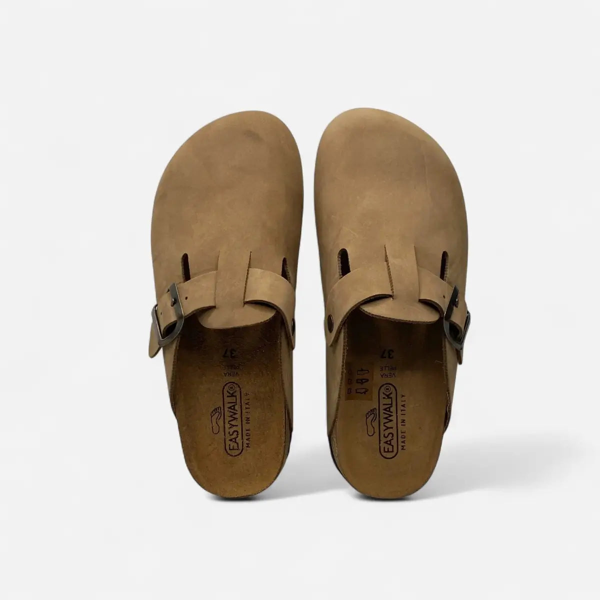 EASYWALK sandalo Sabot Boston nabuk taupe