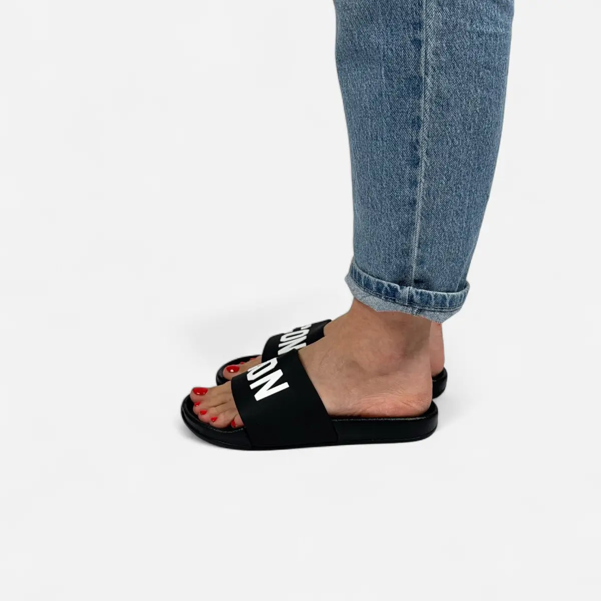 ICON ciabatte donna Big Logo IC03919TD Black