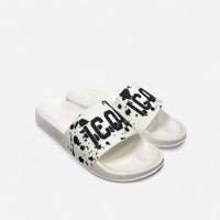 ICON ciabatte uomo Big Logo Camo Paint IC04765TU White & Black