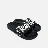 ICON ciabatte uomo Big Logo Camo Paint IC04765TU Black & White