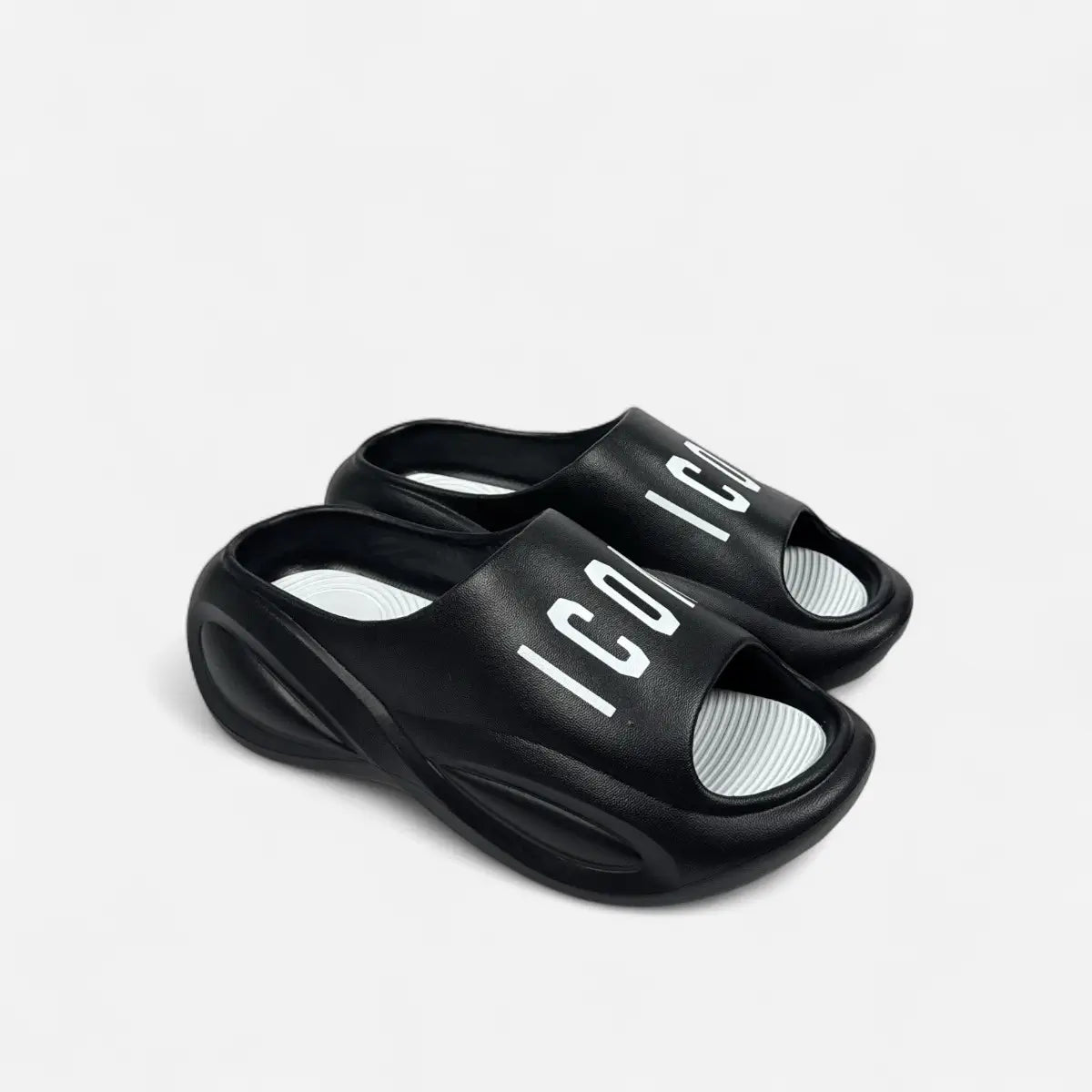 ICON ciabatte uomo Futuristic IC05176SU Black & White