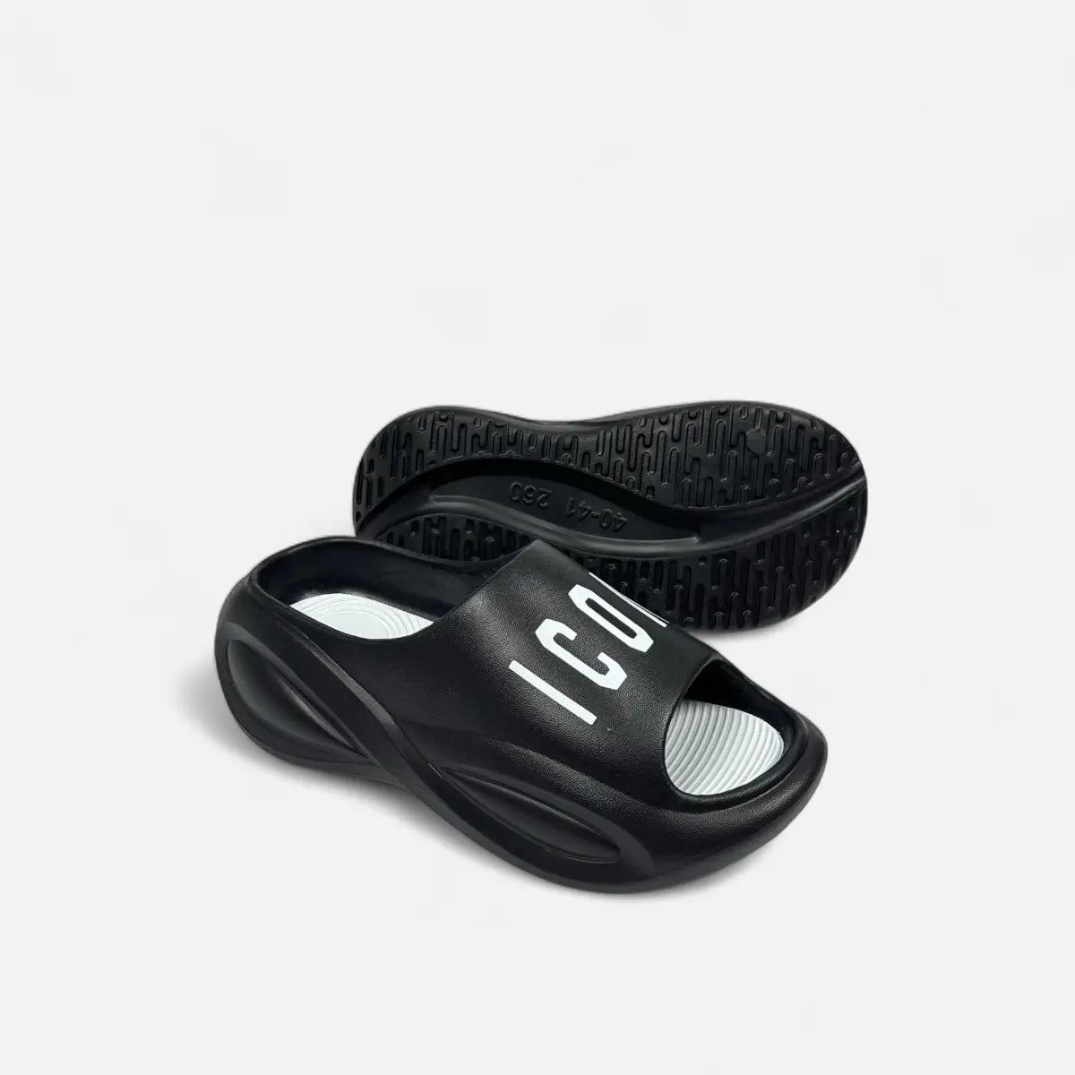 ICON ciabatte uomo Futuristic IC05176SU Black & White