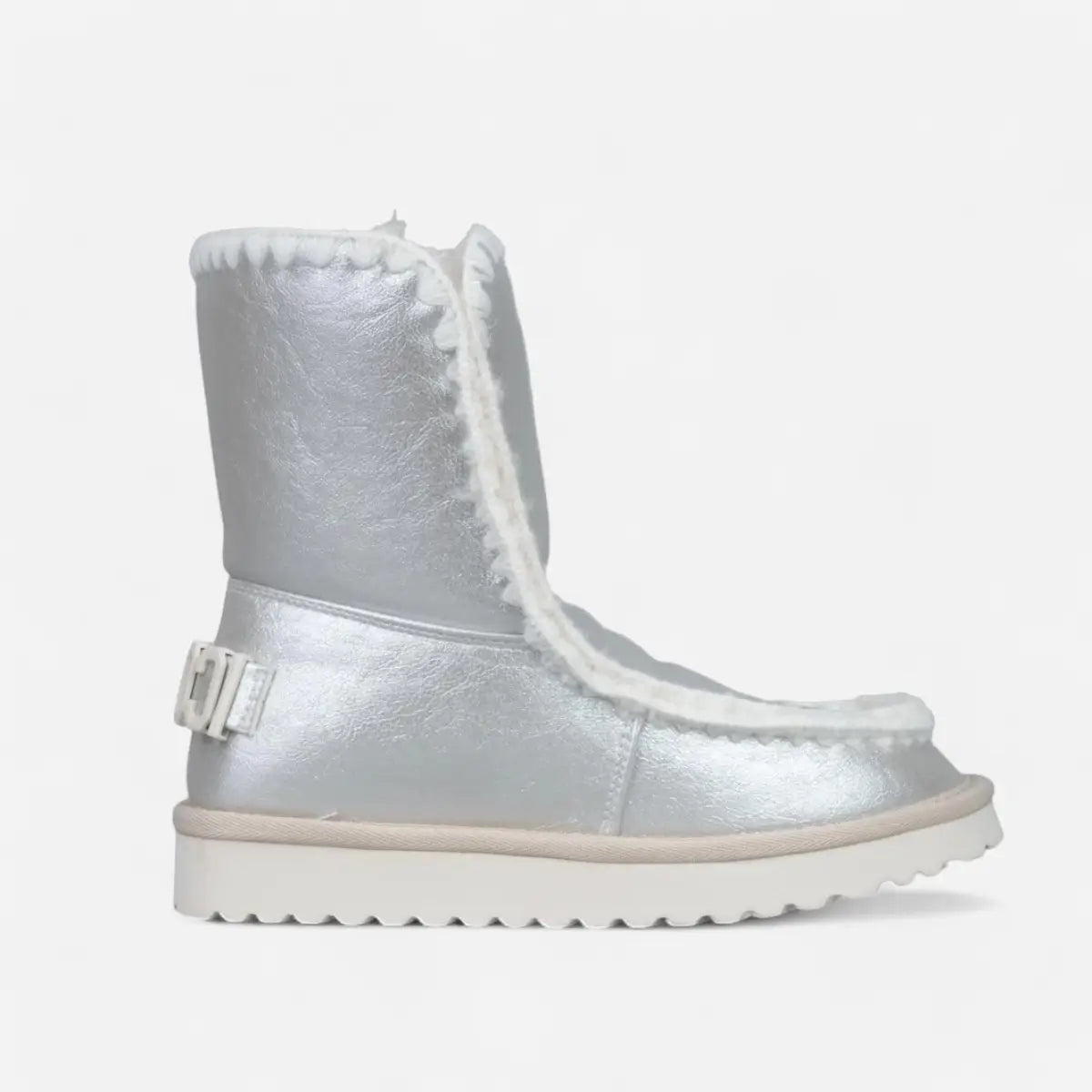 ICON Stivale Pelliccia Laminato Argento IC04408SD