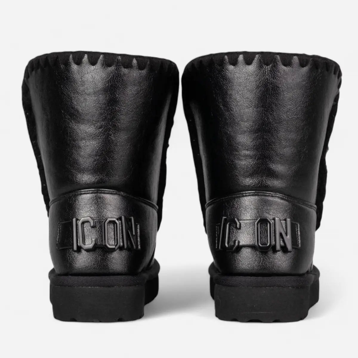 ICON Stivale Pelliccia Laminato Nero IC04408SD